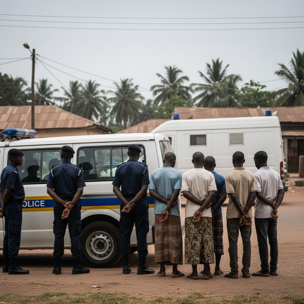 12 arrested in Tamale drug operation, baby rescued