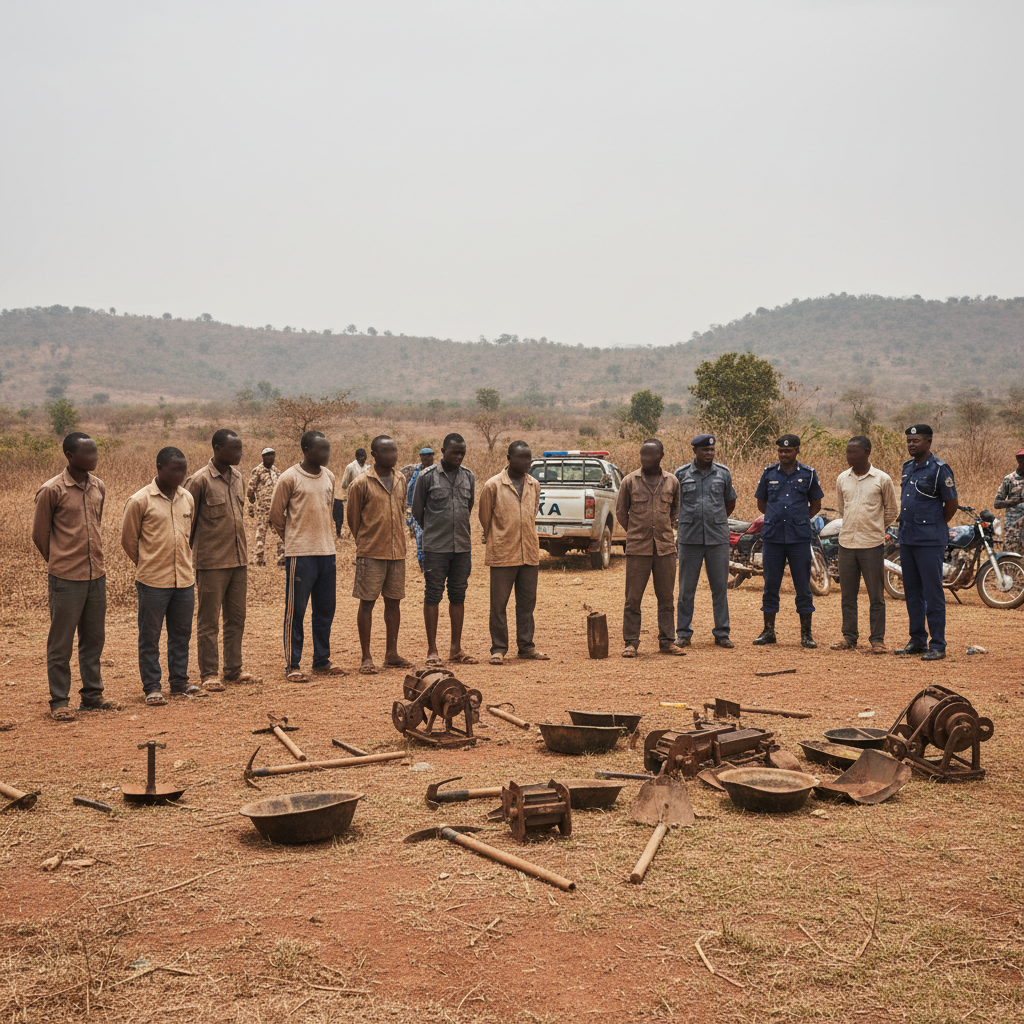 20 arrested for illegal mining in Kenyasi