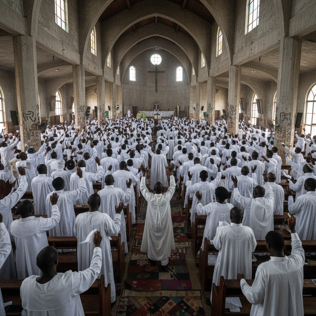 Agradaa welcomed at church after prison release