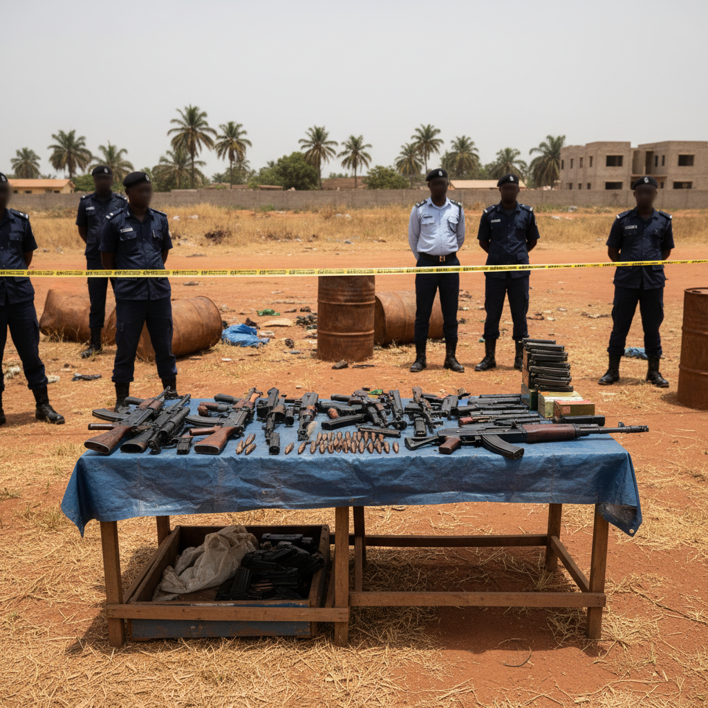 Alleged land guard arrested with weapons in Abokobi