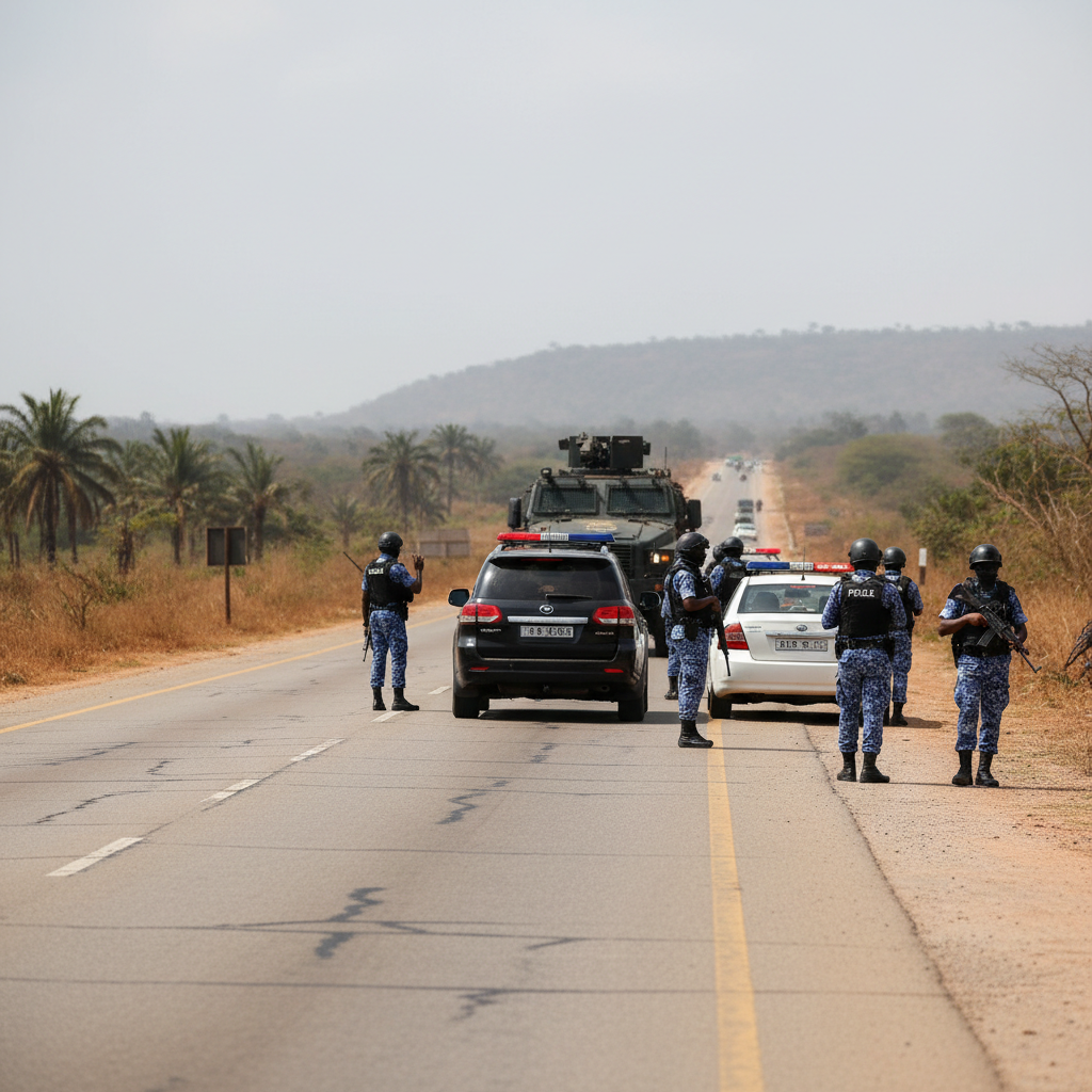 Police kill two robbers arrest others on highway