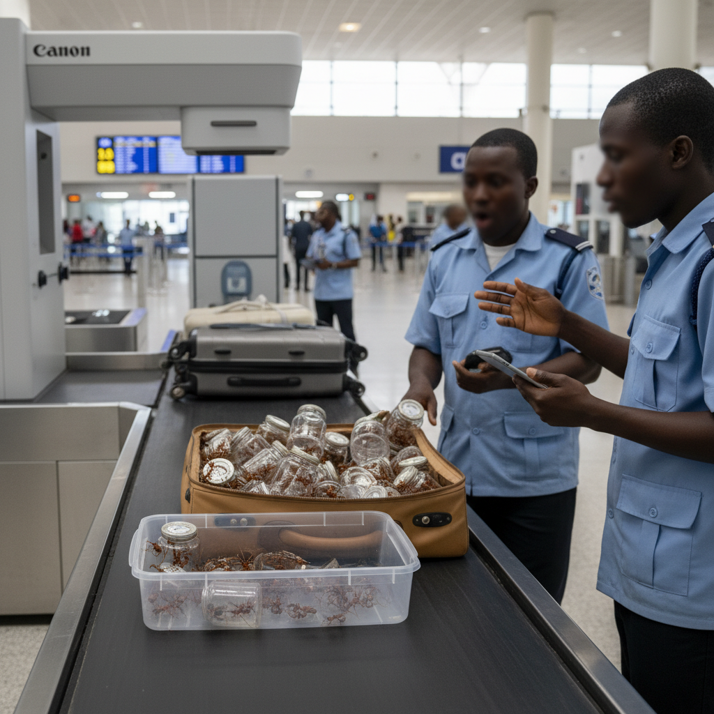 Chinese national arrested Kenya airport smuggling ants