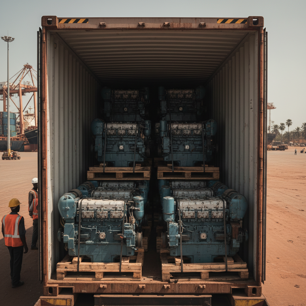 Customs Seize Diesel Engines Suspected For Illegal Mining