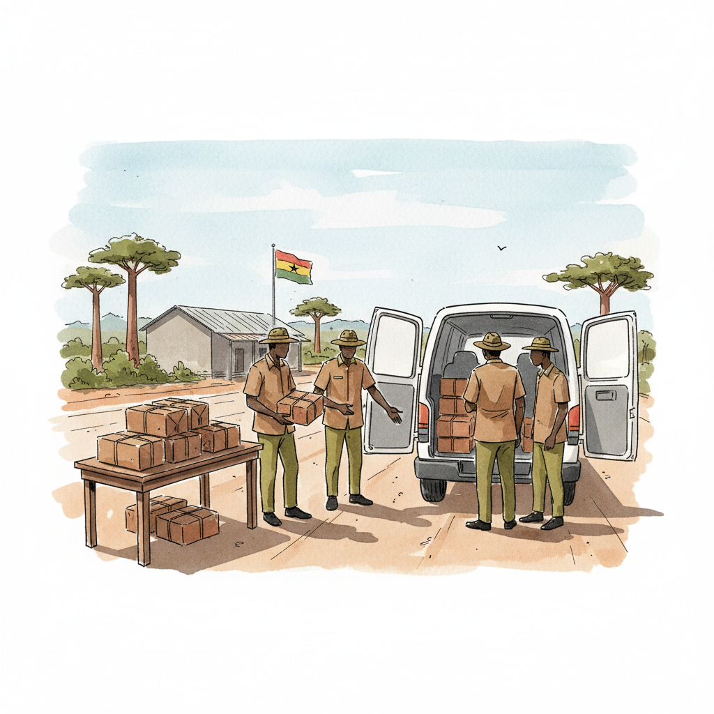 Customs Officers Seize Compressed Marijuana at Aflao Border