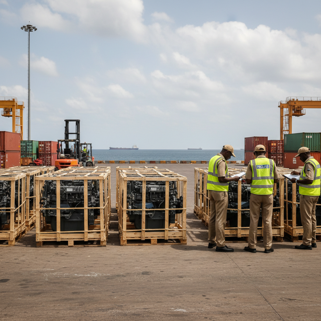 Customs seizes 560 diesel engines at Tema Port