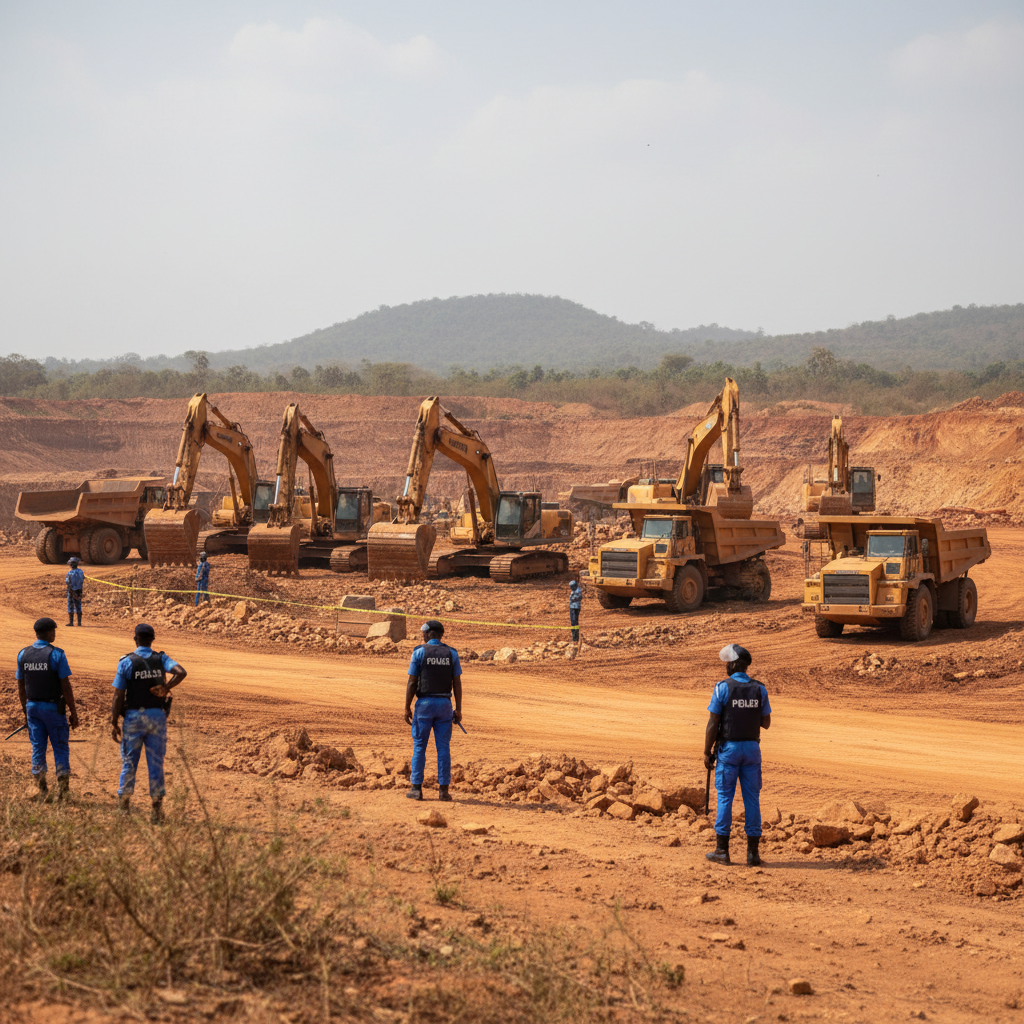 Eight arrested in illegal mining bust