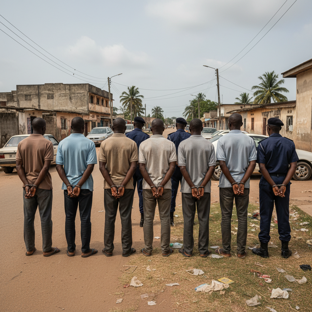 Eight Suspected Gamblers Arrested In Kumasi