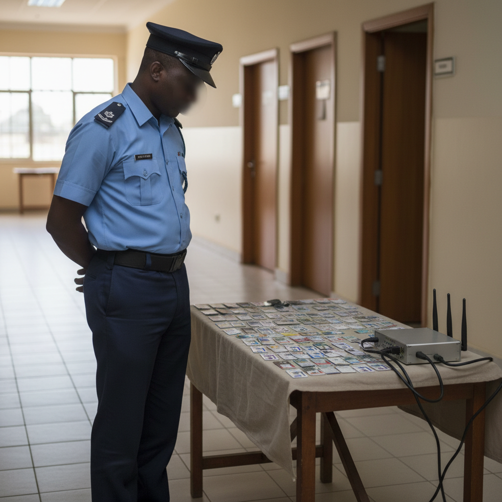 Elderly Woman Arrested SIM Box Fraud
