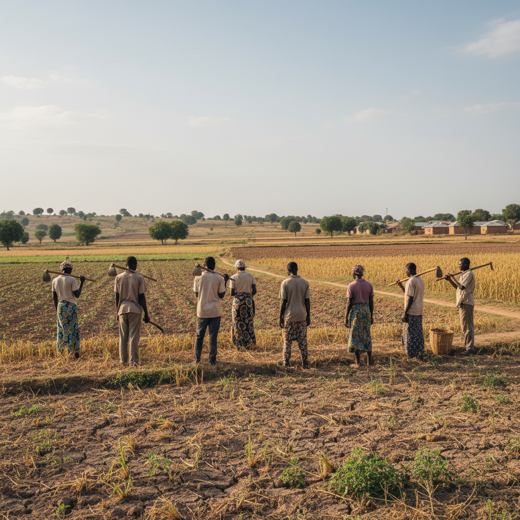 Farmers protest farmland sales