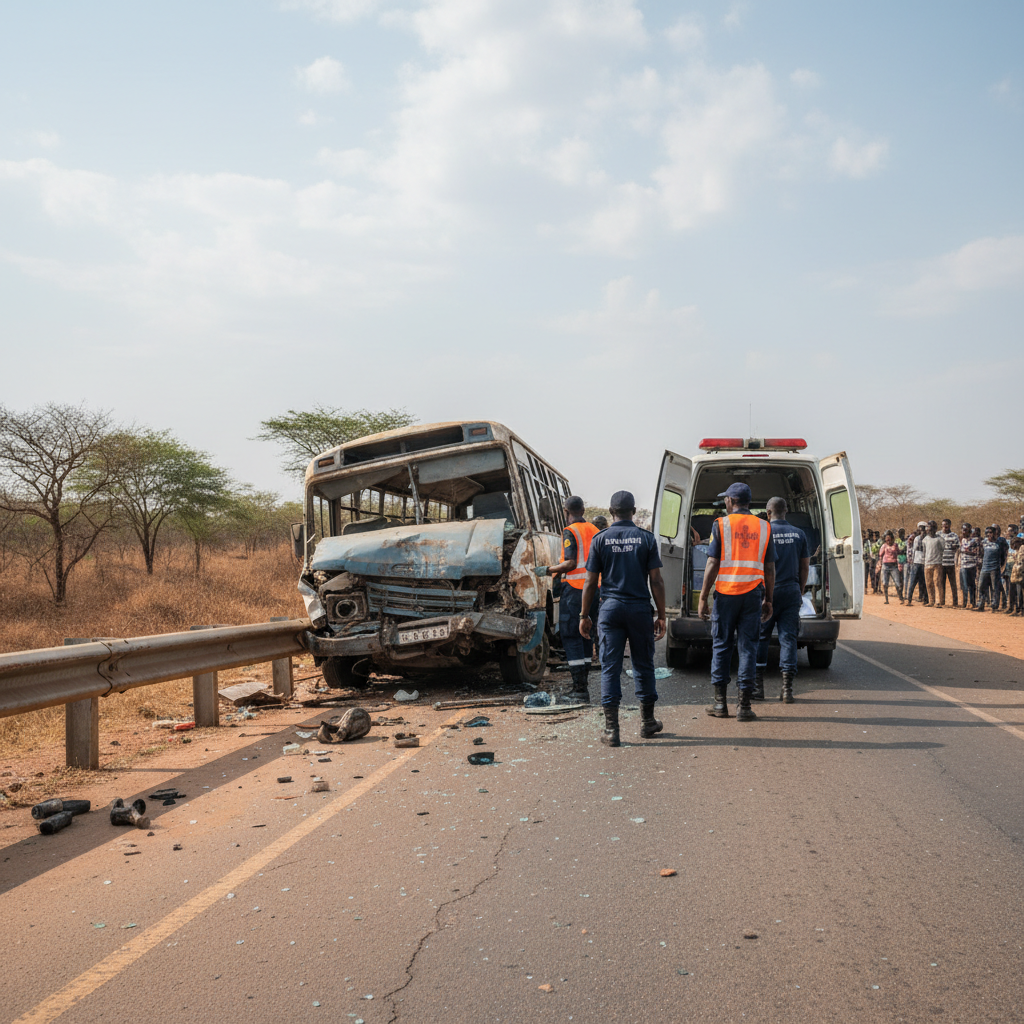 Fifteen dead in Kumasi Sunyani highway crash