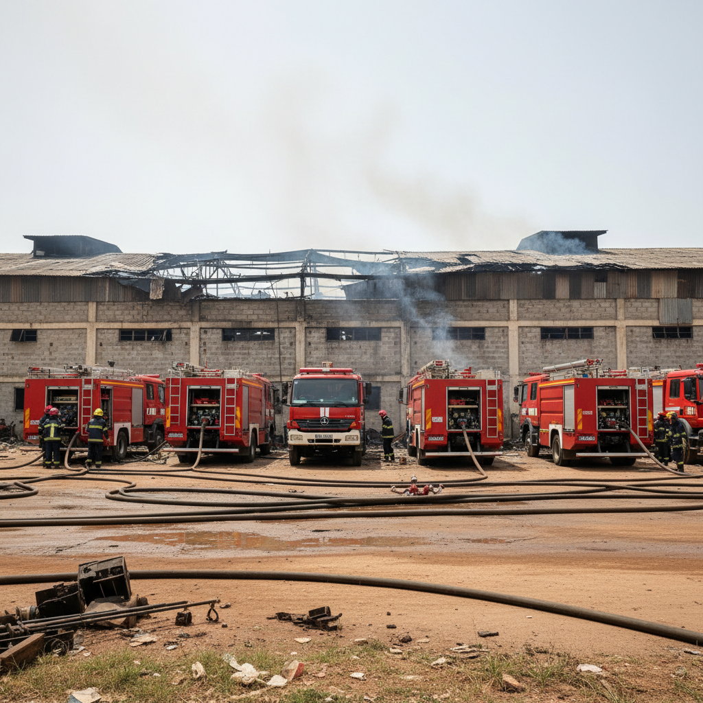 Fire at Agatex Paint Factory in Ho is Under Control