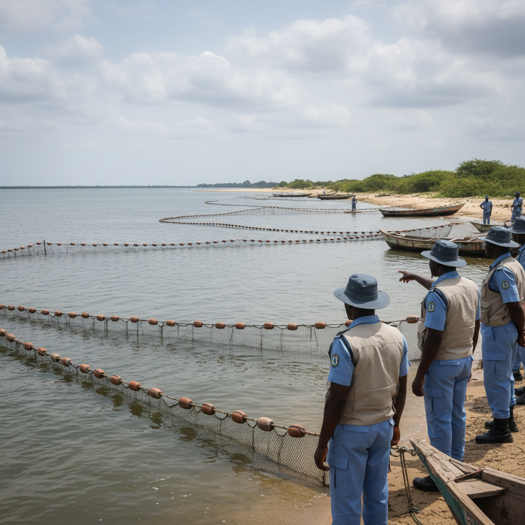 Fishermen held for illegal nets on Volta Lake