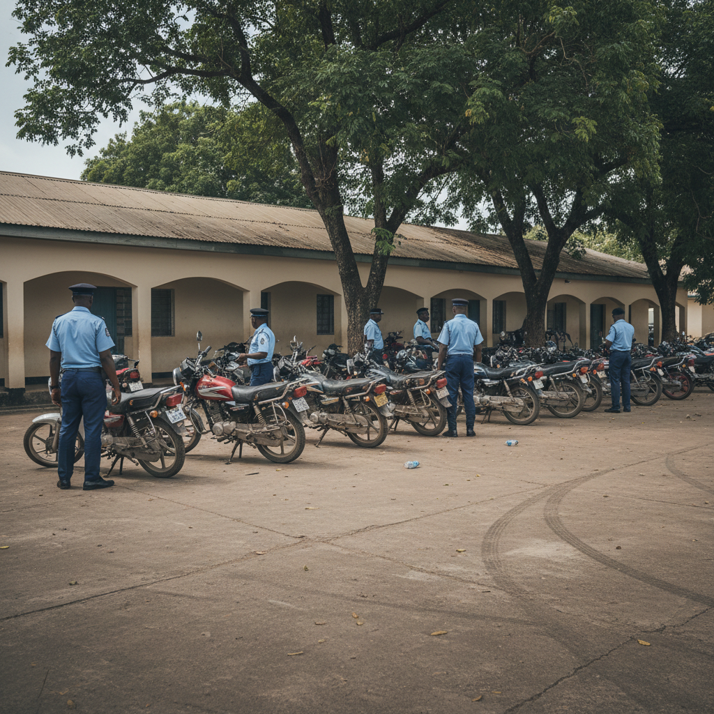 Five arrested for motorbike theft in Takoradi