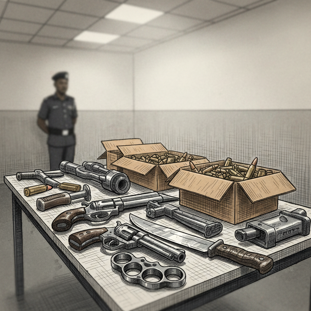 Five Suspects Detained in Kumasi Arms Seizure