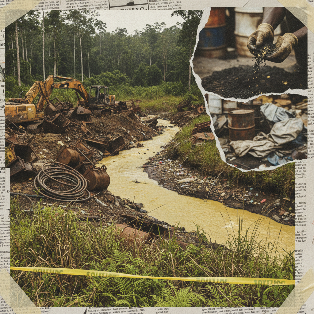 Five Foreign Nationals Apprehended for Illegal Mining in Western Region