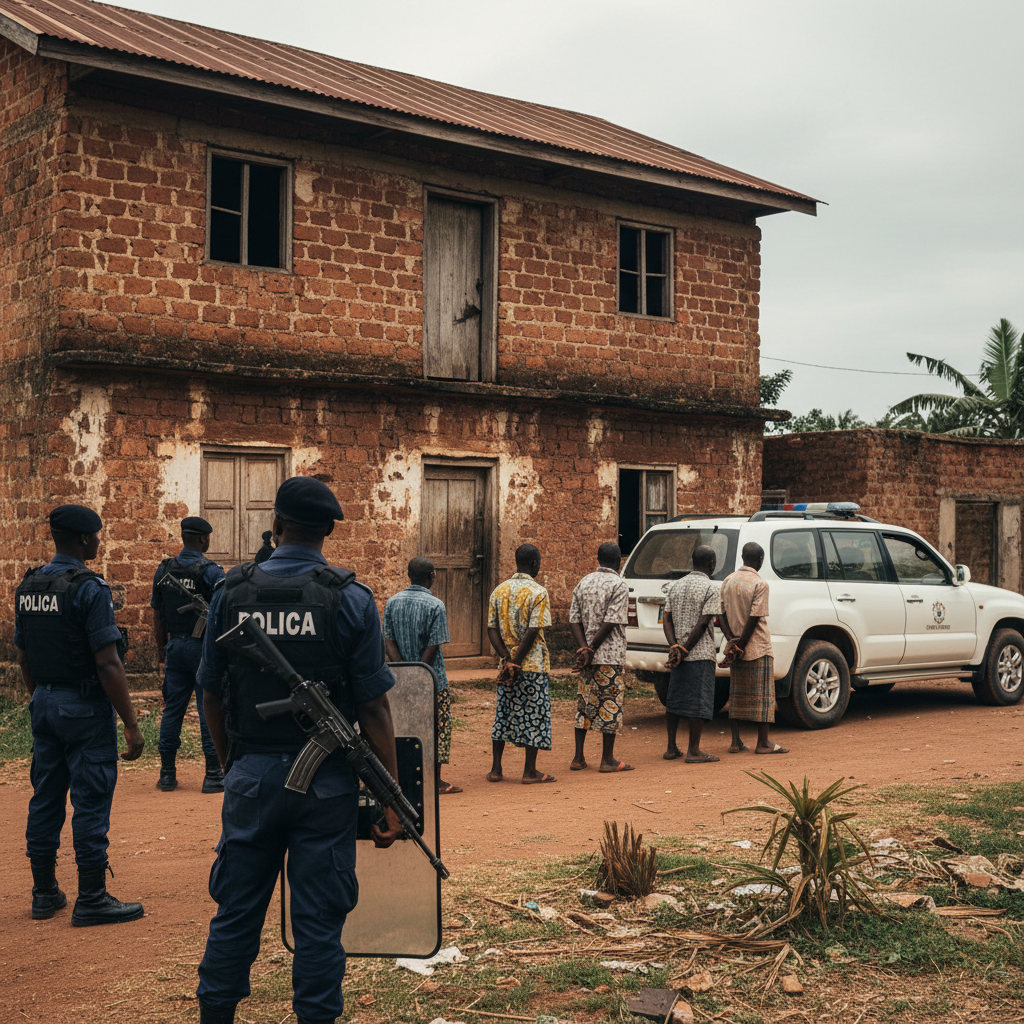 Amansie West raid nets 28 foreigners 1 landlord