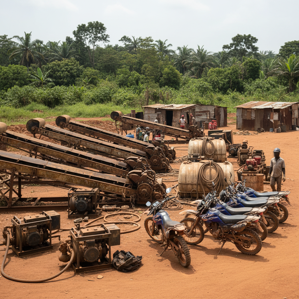 Forestry Commission arrests 23 illegal miners by Oda River