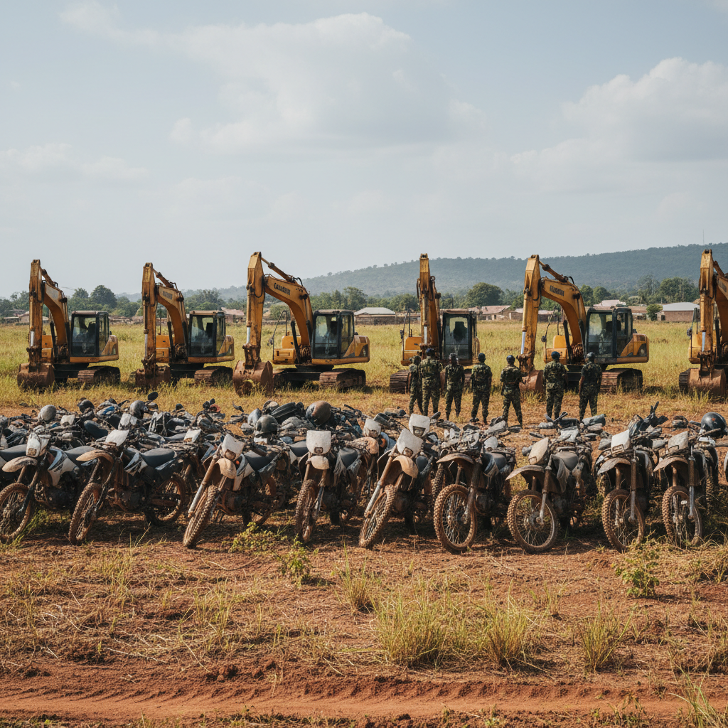 Forestry officers arrest 23 illegal miners on Oda River