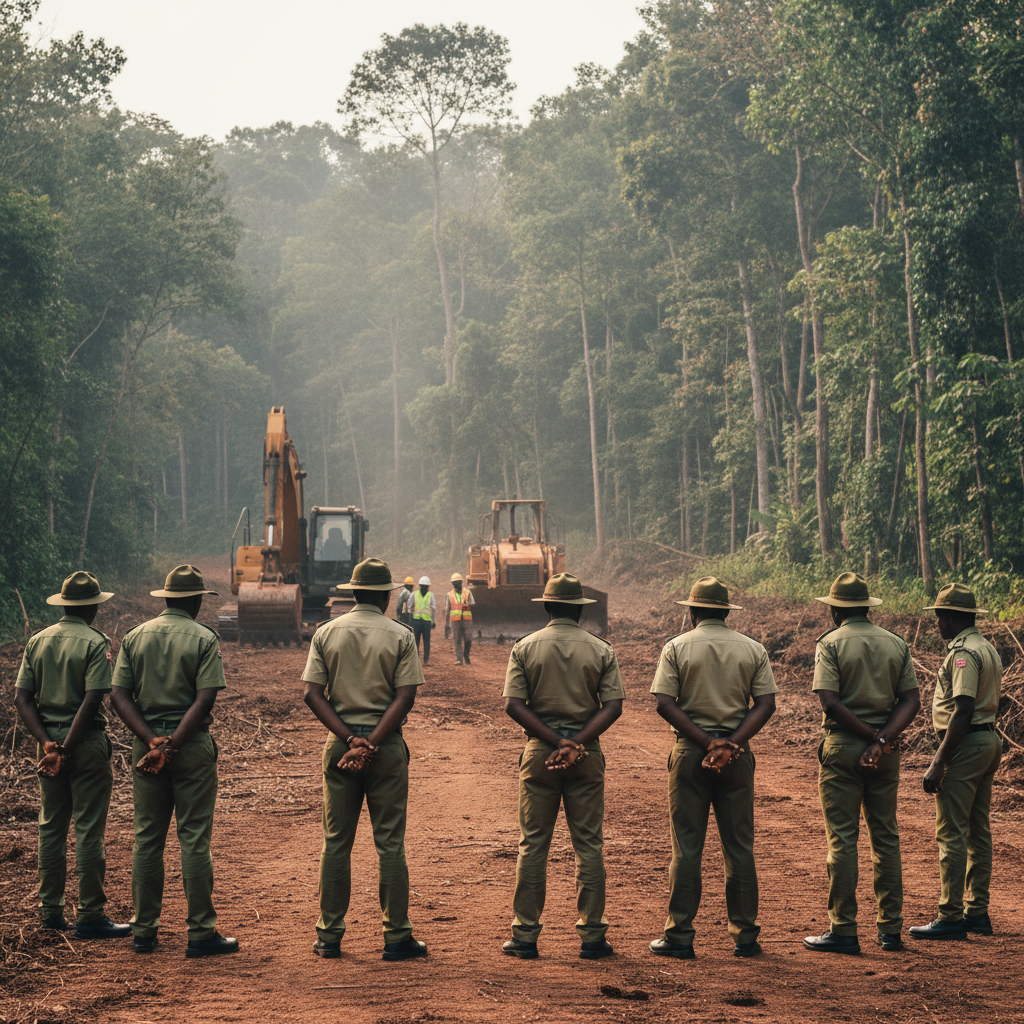 Four held for illegal mining in Oda River Forest Reserve
