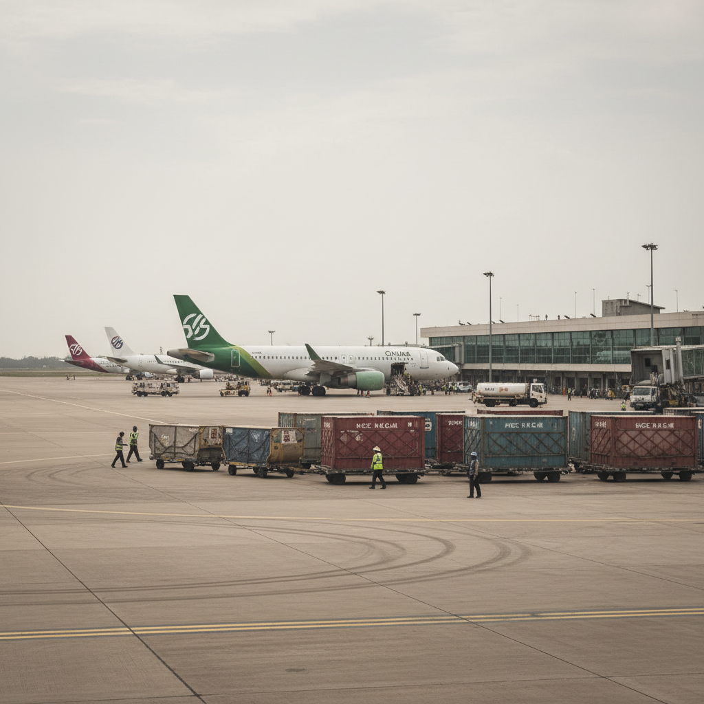 Four charged with cocaine smuggling at airport