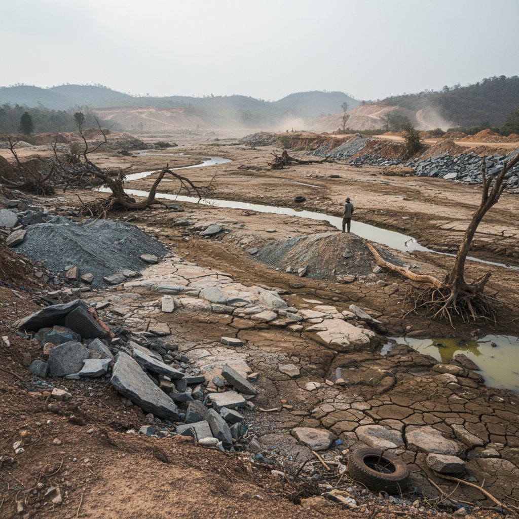 Galamsey dries up Assin Agave water sources