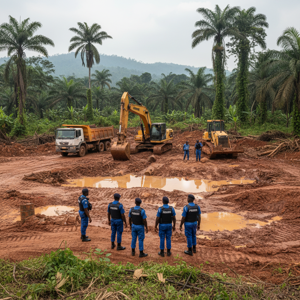 Galamsey operator arrested with illegal equipment
