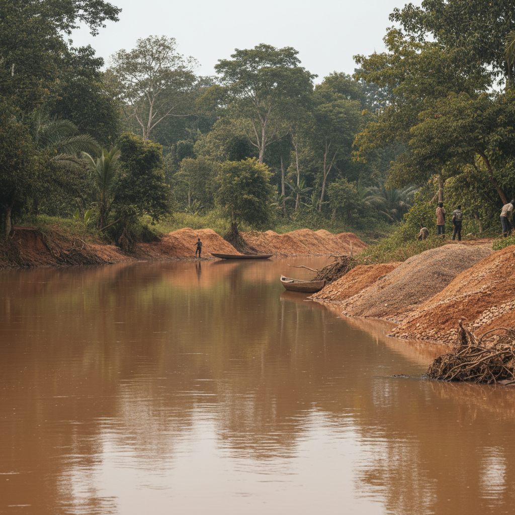 Galamsey pollutes Western Region rivers