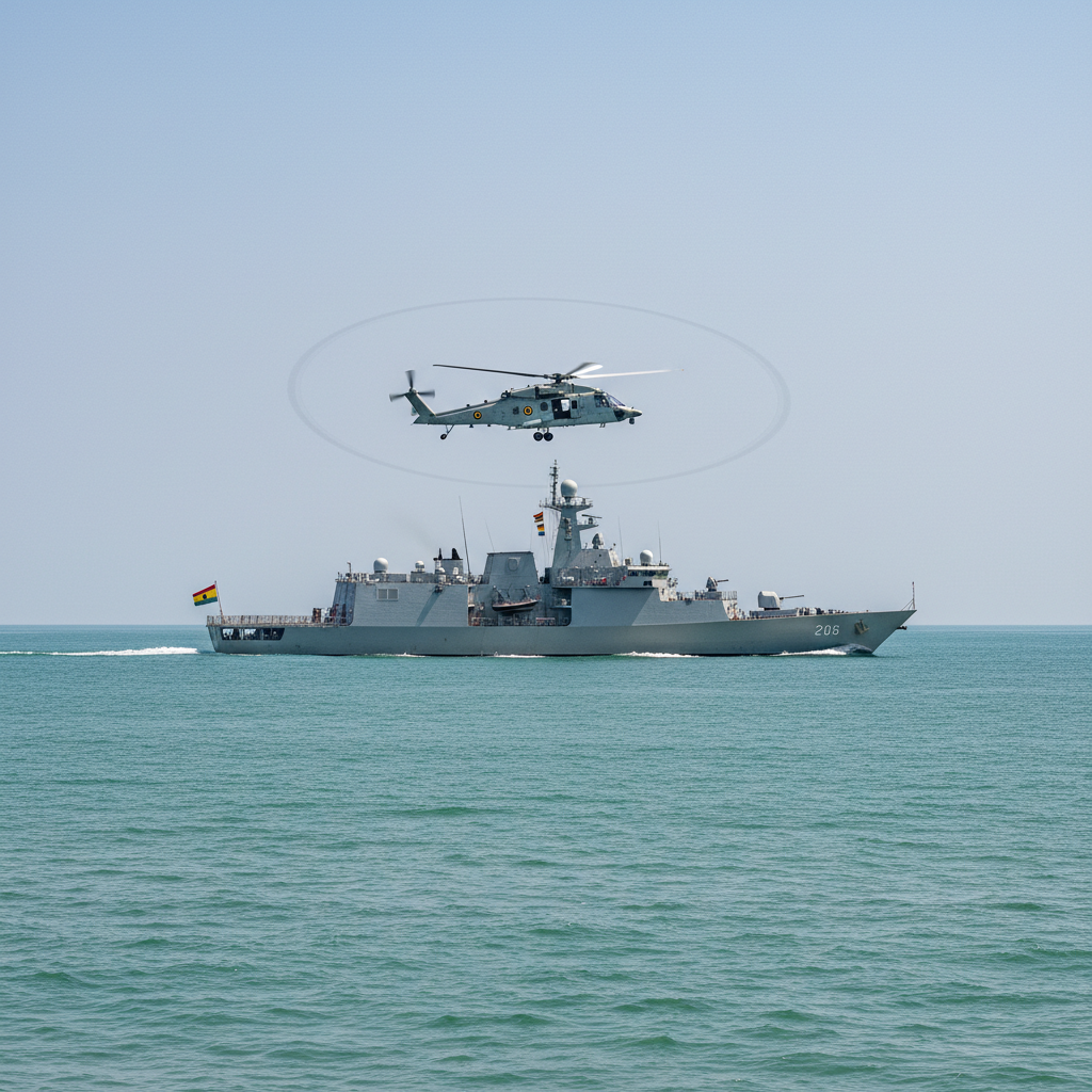 Ghana Navy Conducts Sea Rescue Operation