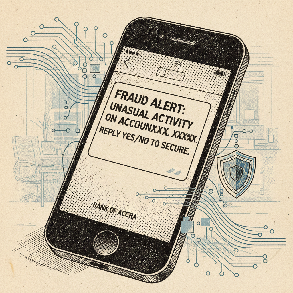 Ghana Police Cybercrime Unit Issues Alert on Bank Phishing SMS Scams