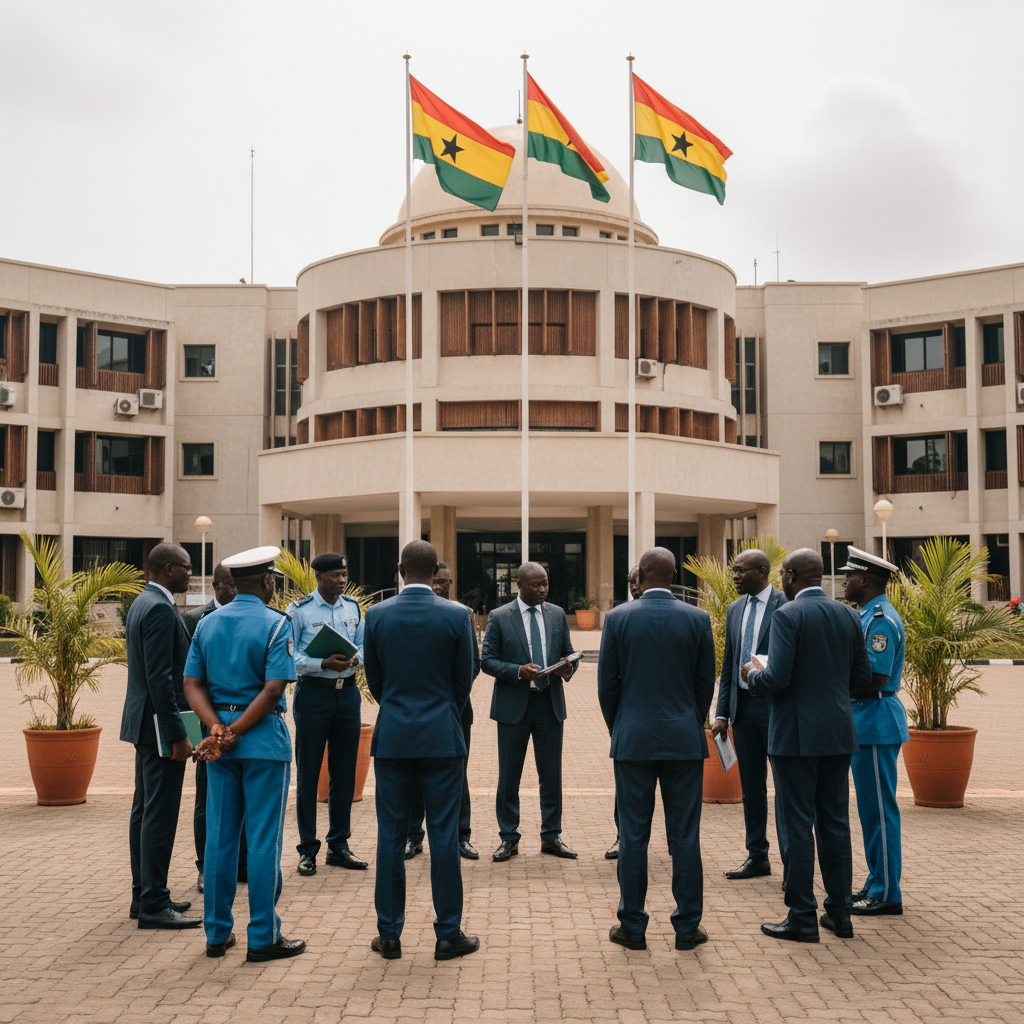 Ghana Police Host New York City Police Delegation