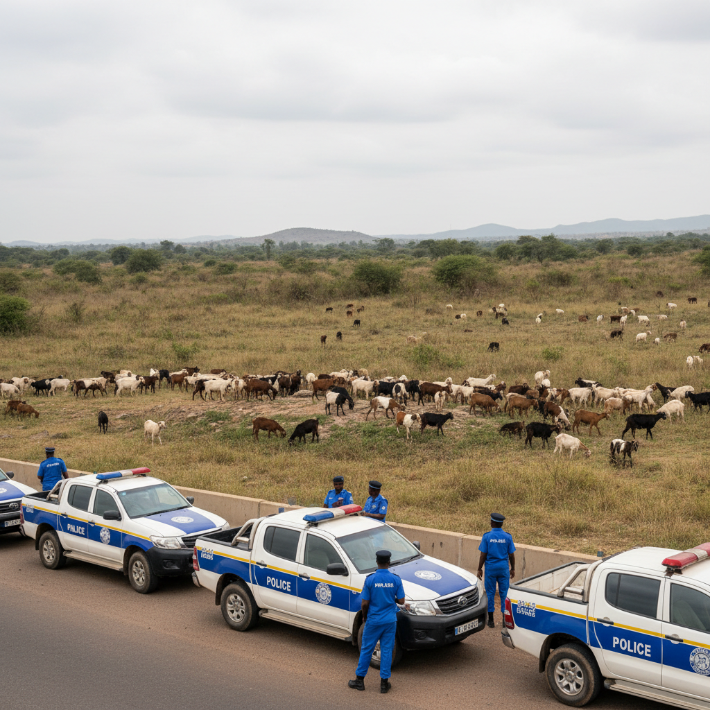 Goat thieves caught with 27 animals