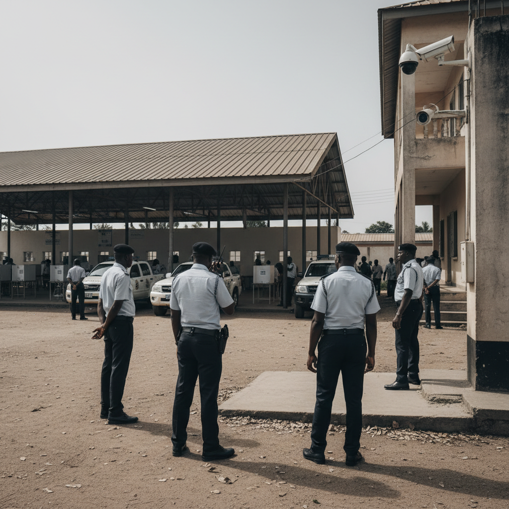 Heightened Security At Yesi Yesi Polling Stations
