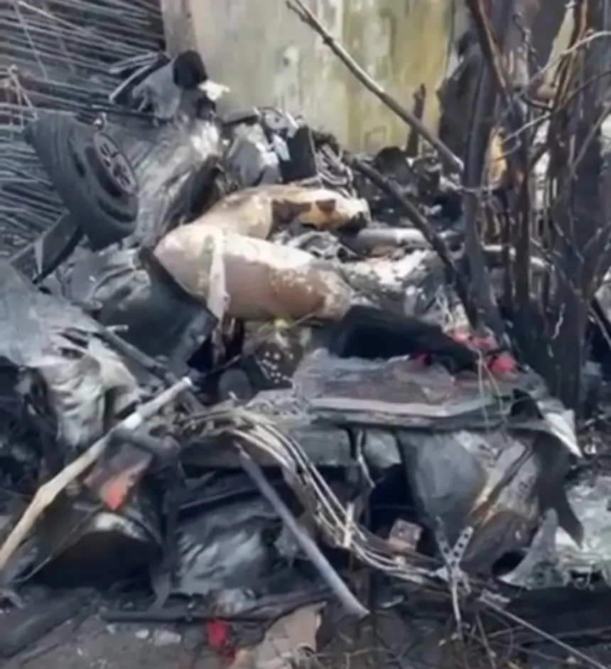 Helicopter Crash Kills Two in Tema School Park