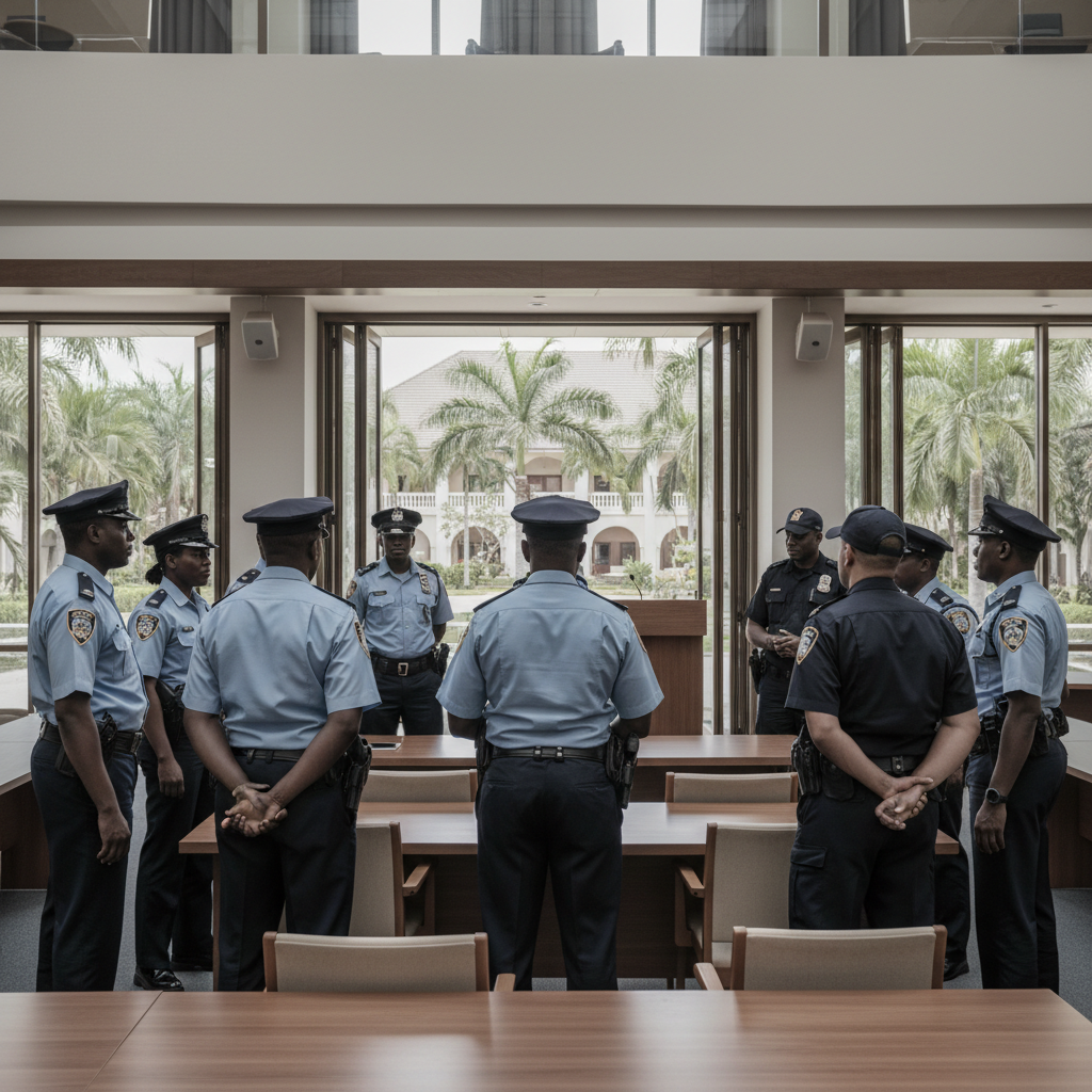 Police Chief Meets New York Police Delegation
