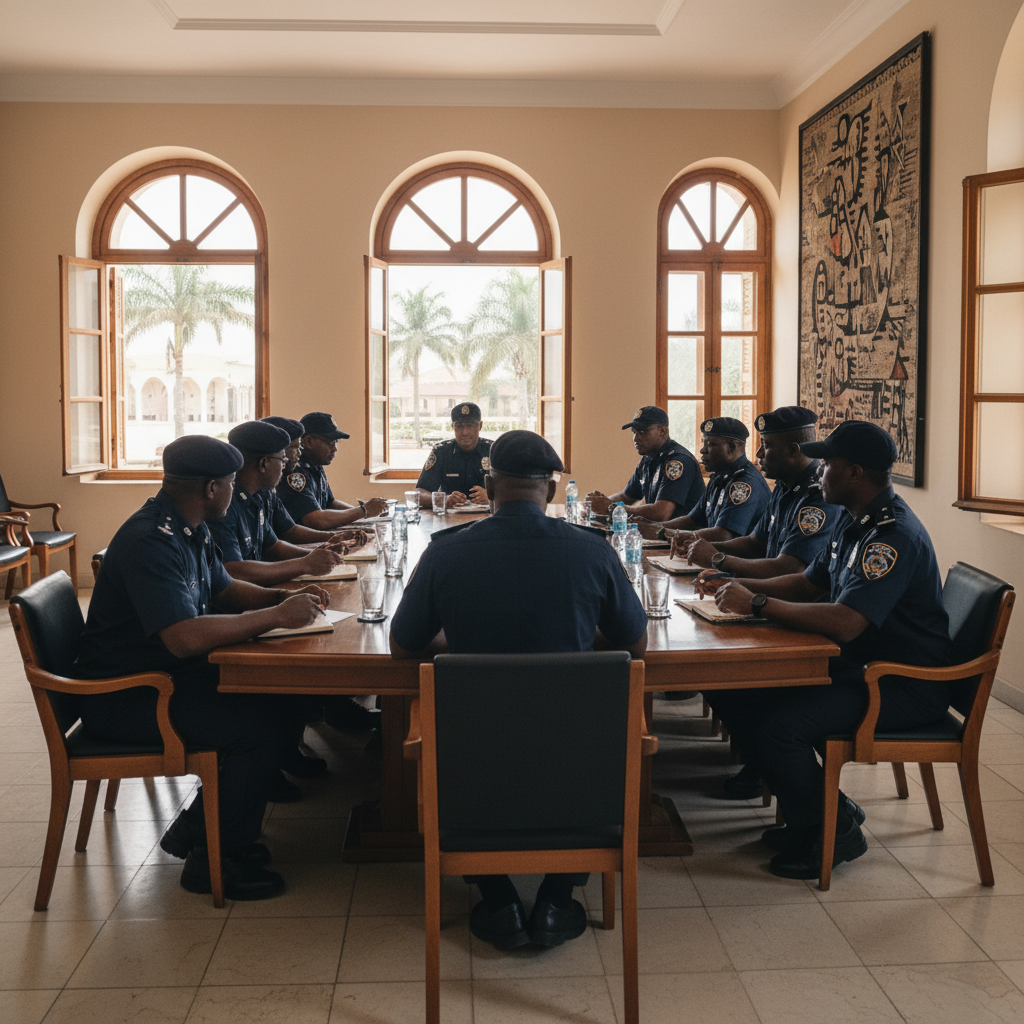 IGP Yohuno meets NYPD delegation in Accra