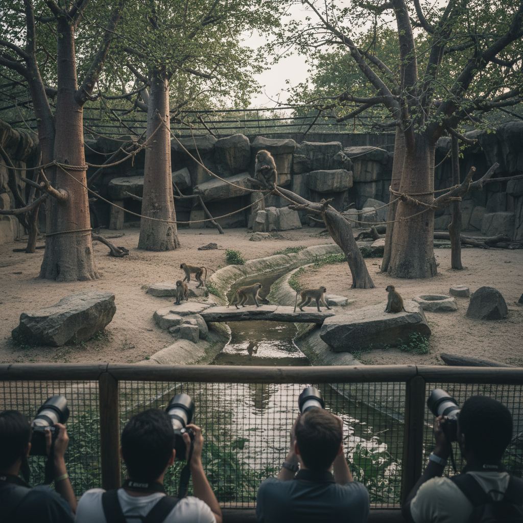 Kumasi Zoo breeds endangered monkeys