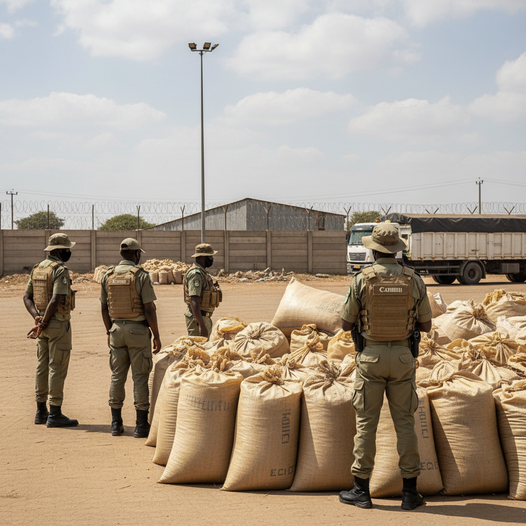 Man held at Aflao border with 500kg cannabis