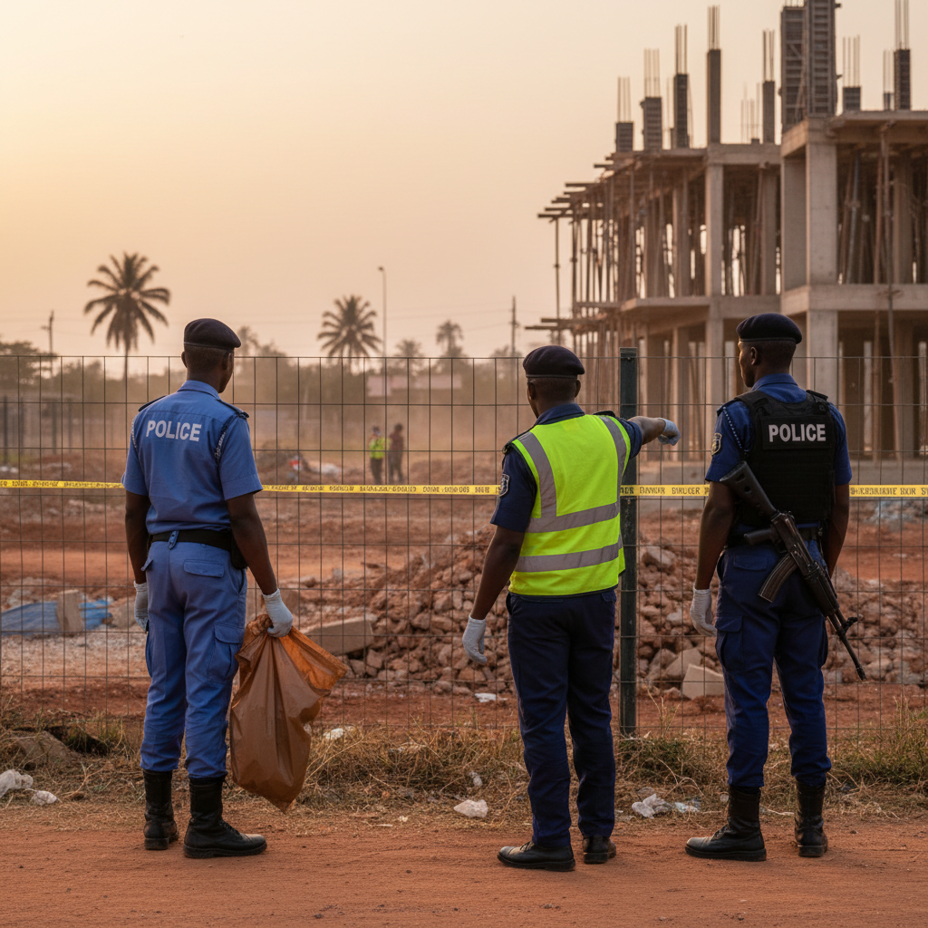 Man arrested for stealing construction materials