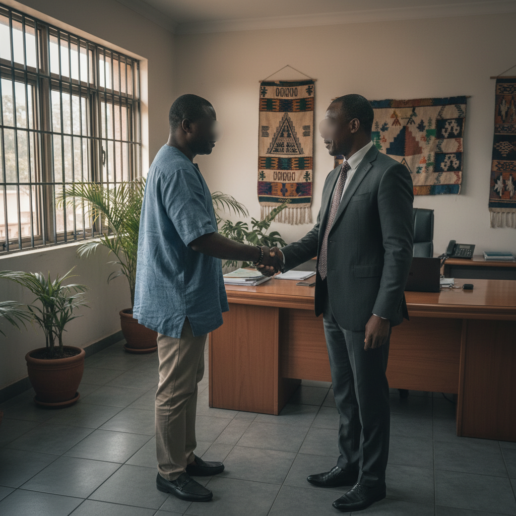 Medikal meets Youth Minister on road safety campaign