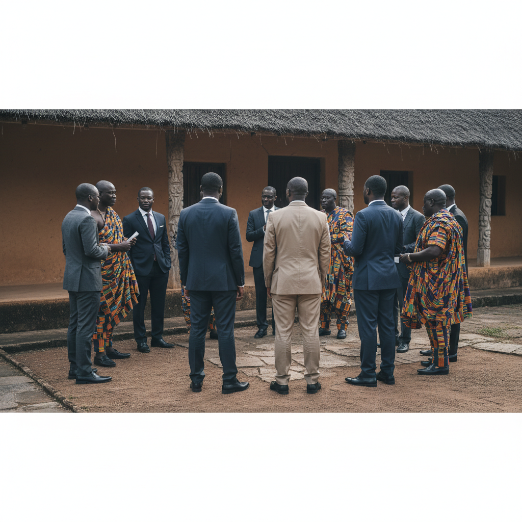 Minority Caucus discusses cocoa prices with Offinsomanhene
