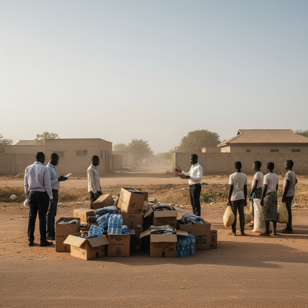 NADMO Offers Aid to Garu Disaster Victims