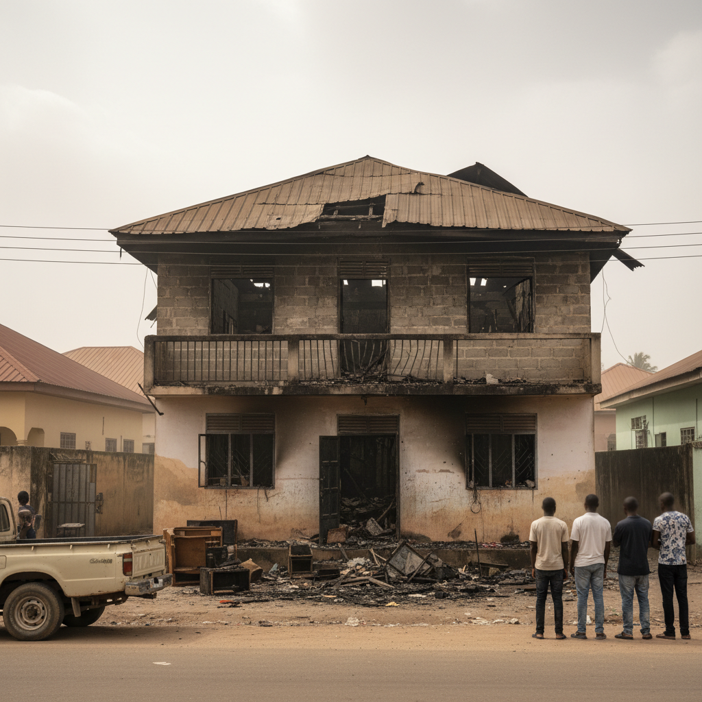 Man arrested for alleged arson at girlfriend's home