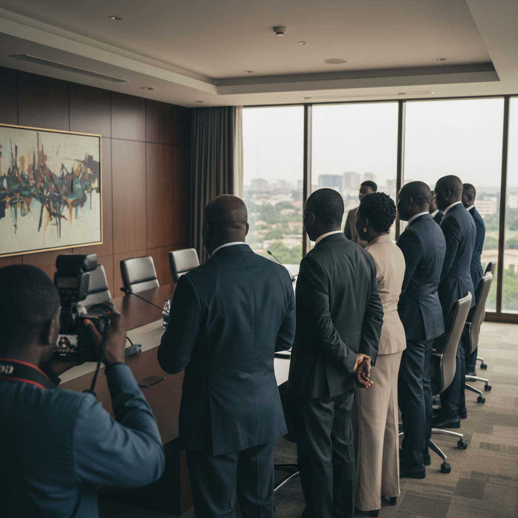 Ghana Parliamentarians visit Sunderland to boost Democracy Cup