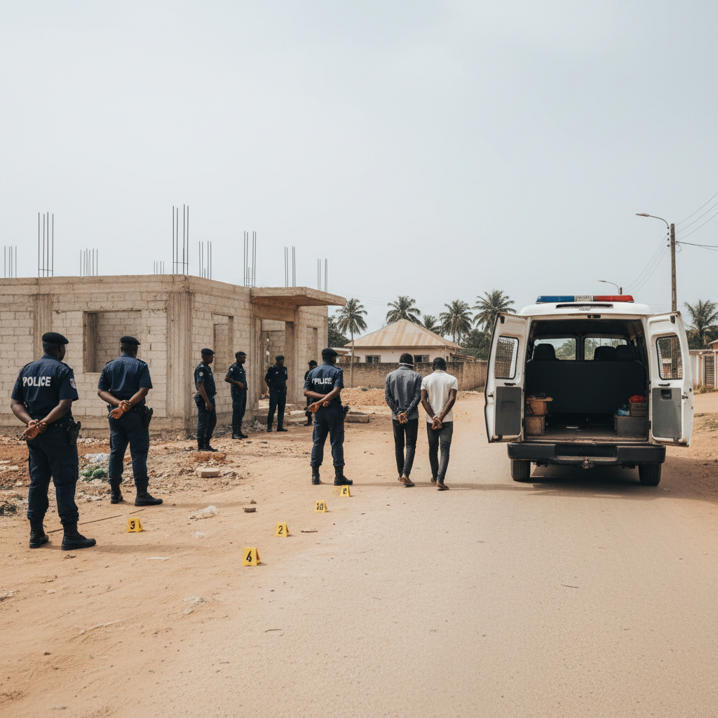 Police arrest 7 suspected land guards for attacking inspectors
