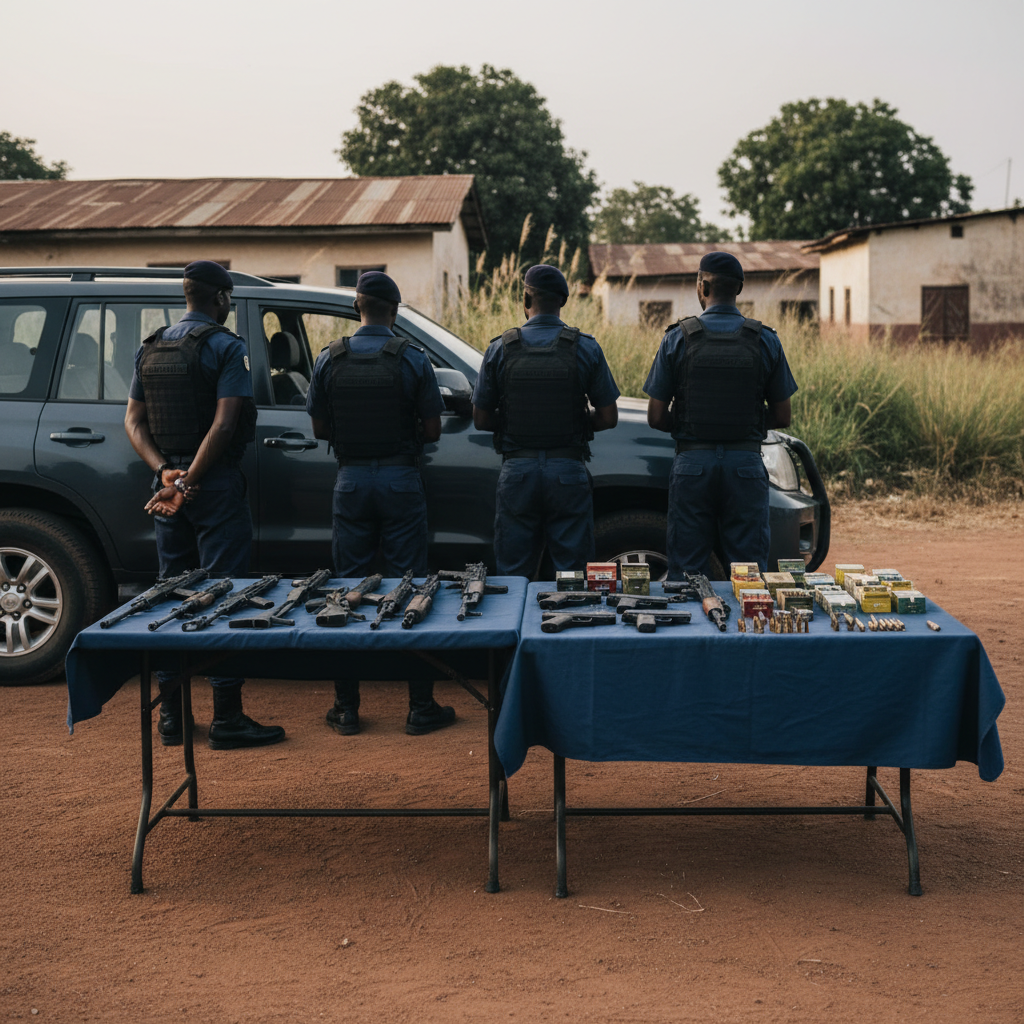 Abokobi land guard arrested, weapons seized