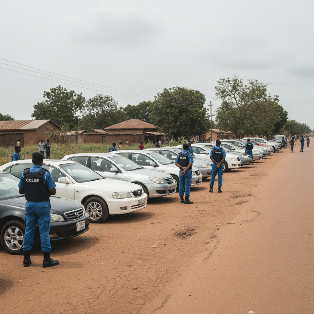 Police arrest car theft suspects recover vehicles