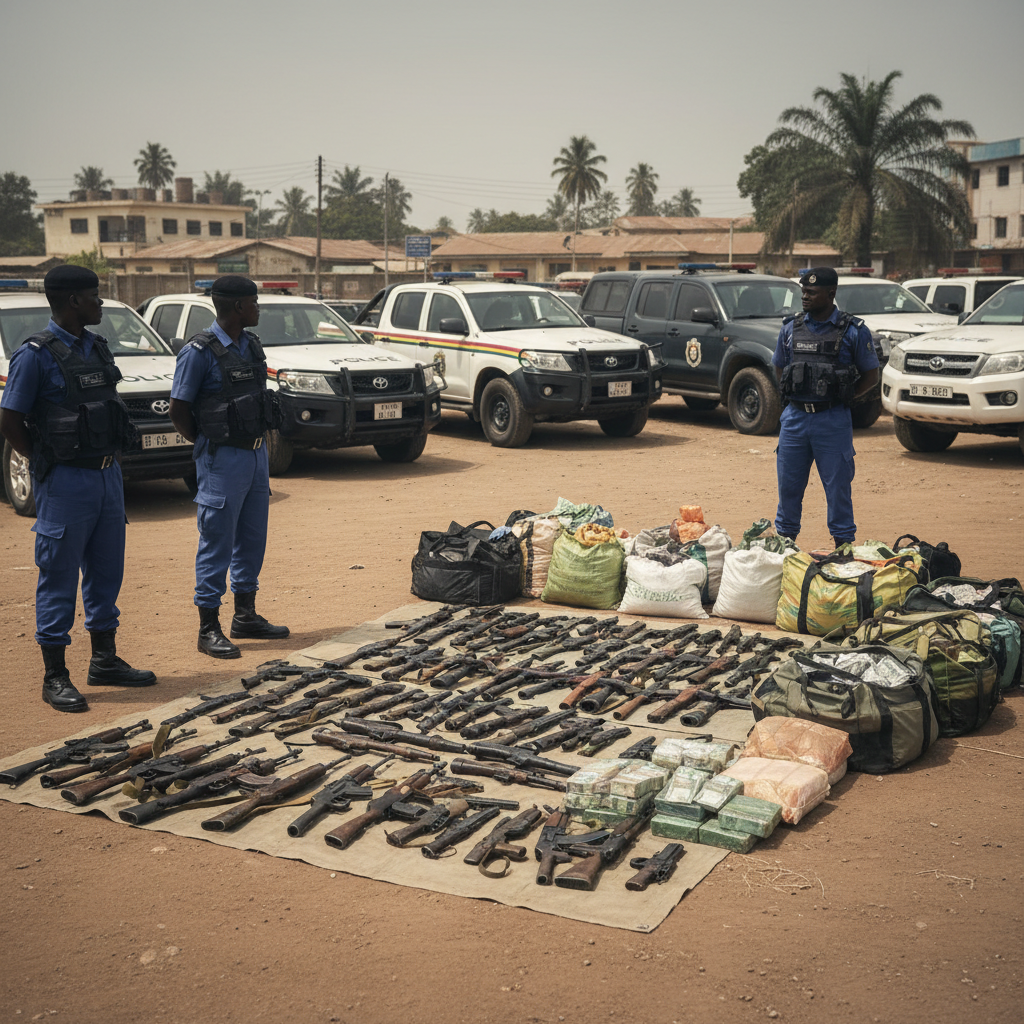 Police arrest notorious robbery gang in Takoradi
