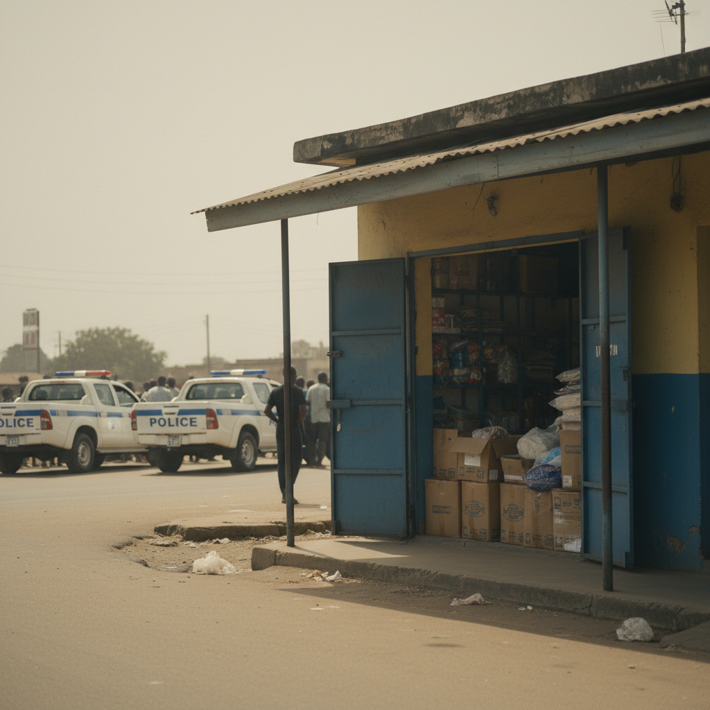 Police hunt armed robbers after Achimota shop raid