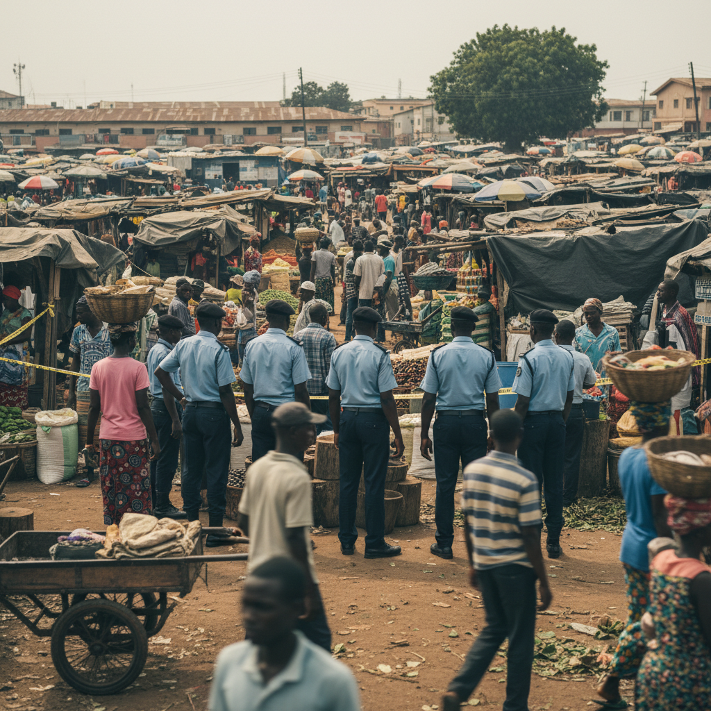 Police hunt Kumasi market bank robbers