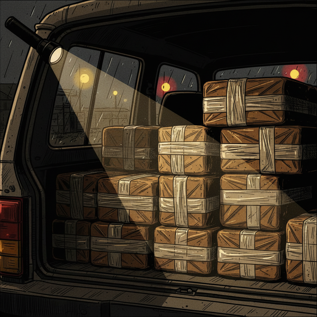 Police Seize Compressed Substances at Asikuma Checkpoint